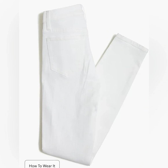 J.Crew White 9" mid-rise skinny jean in signature stretch
Size 28P - Picture 4 of 5